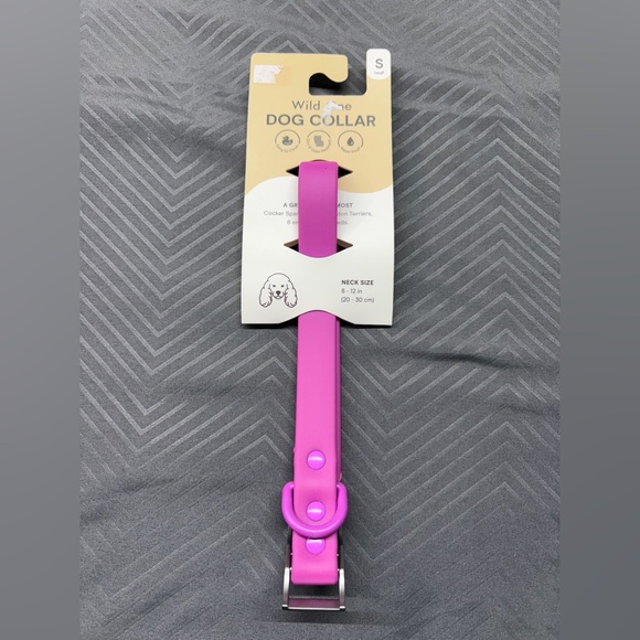 Wild One Other - Wild One NWT Magenta Dog Collar Size Small